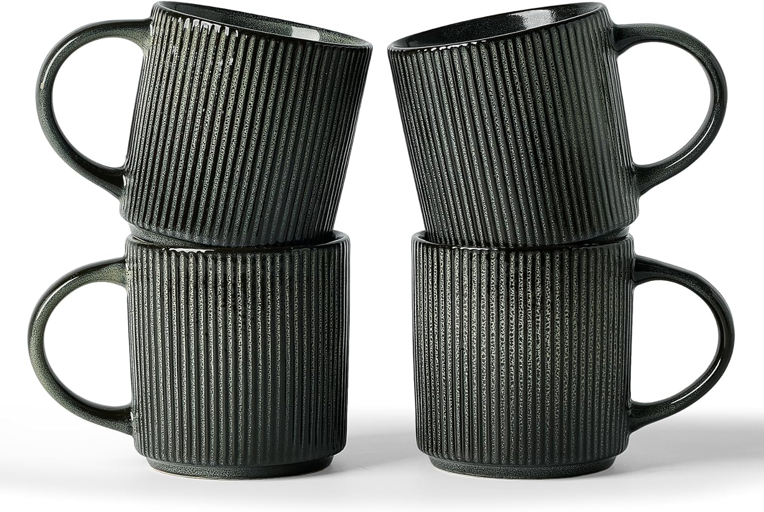 Famiware Coffee Mug Set for 4 - Elegant 12 oz Drinkware