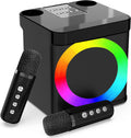 Karaoke Machine for Adults and Kids with 2 Wireless Microphones