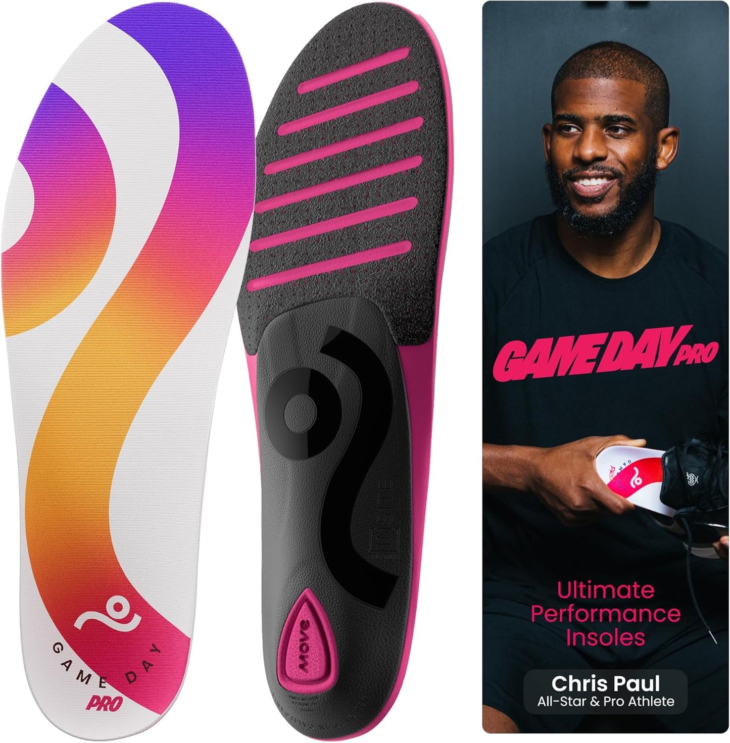 MOVE Game Day Pro Performance Sports Insoles for Athletes