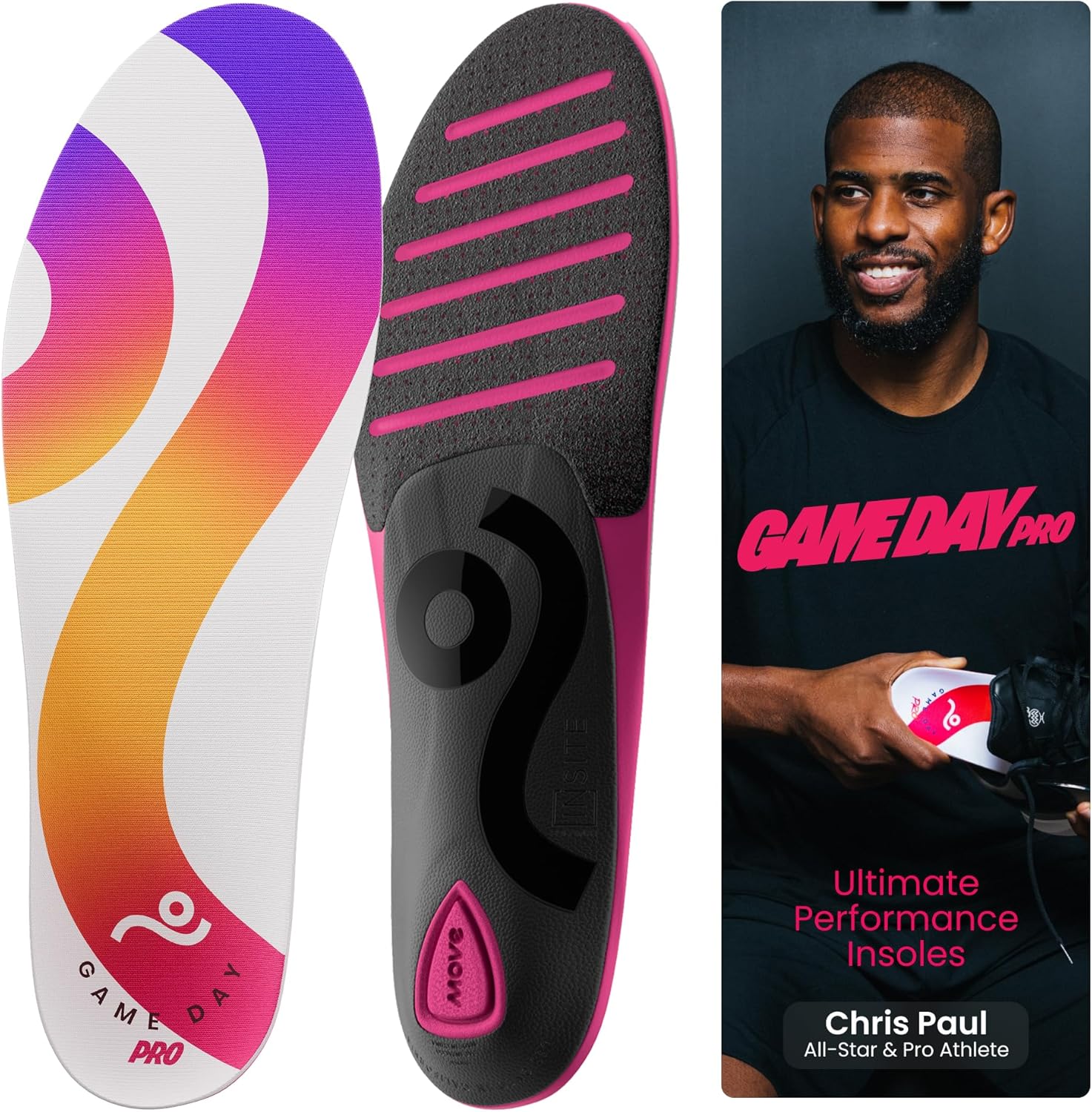 MOVE Game Day Pro Performance Sports Insoles for Athletes