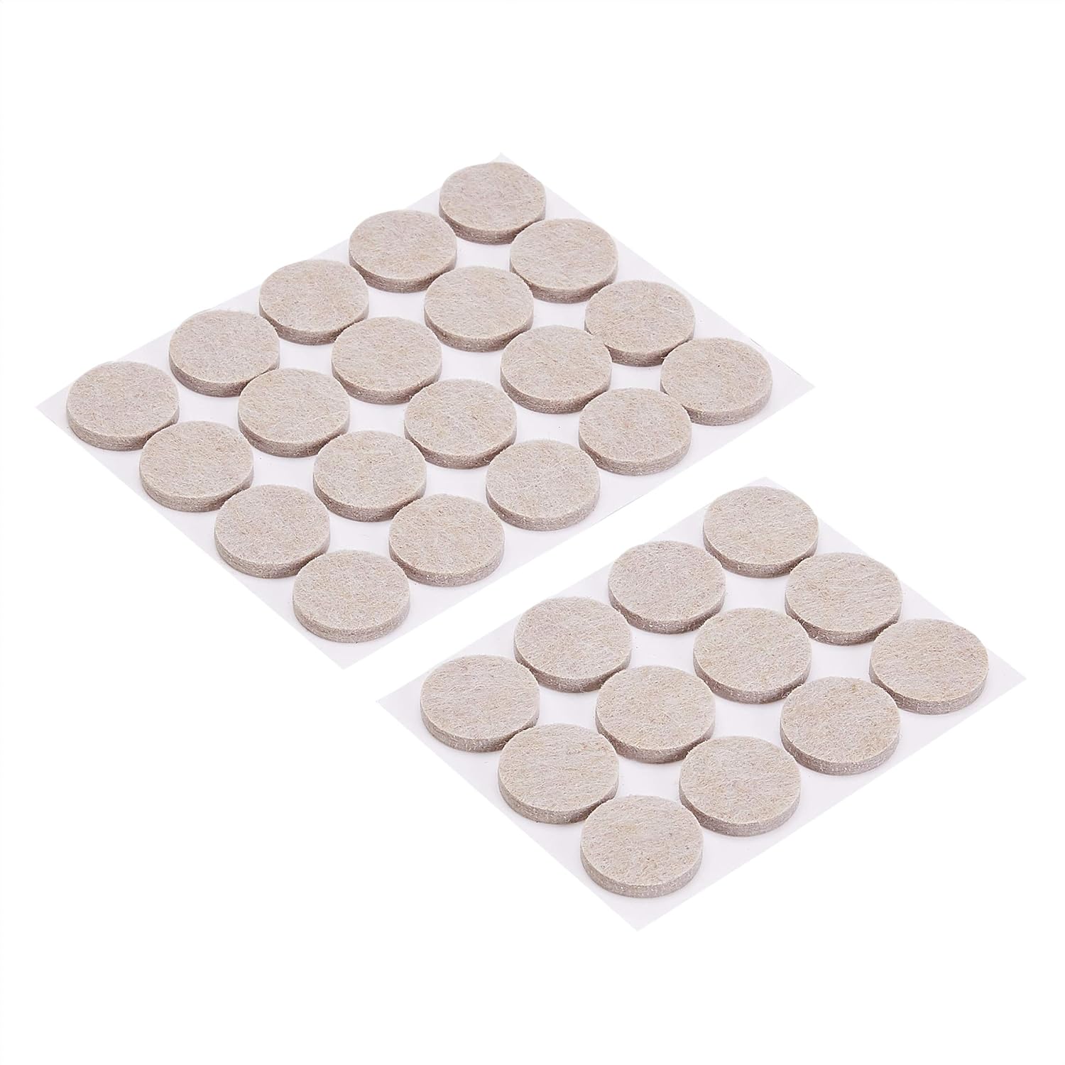 32 Count 1 Inch Beige Felt Furniture Pads - Protect Your Floors!