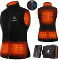 SNOW LEOPARD Womens Heated Vest with Battery Pack Included
