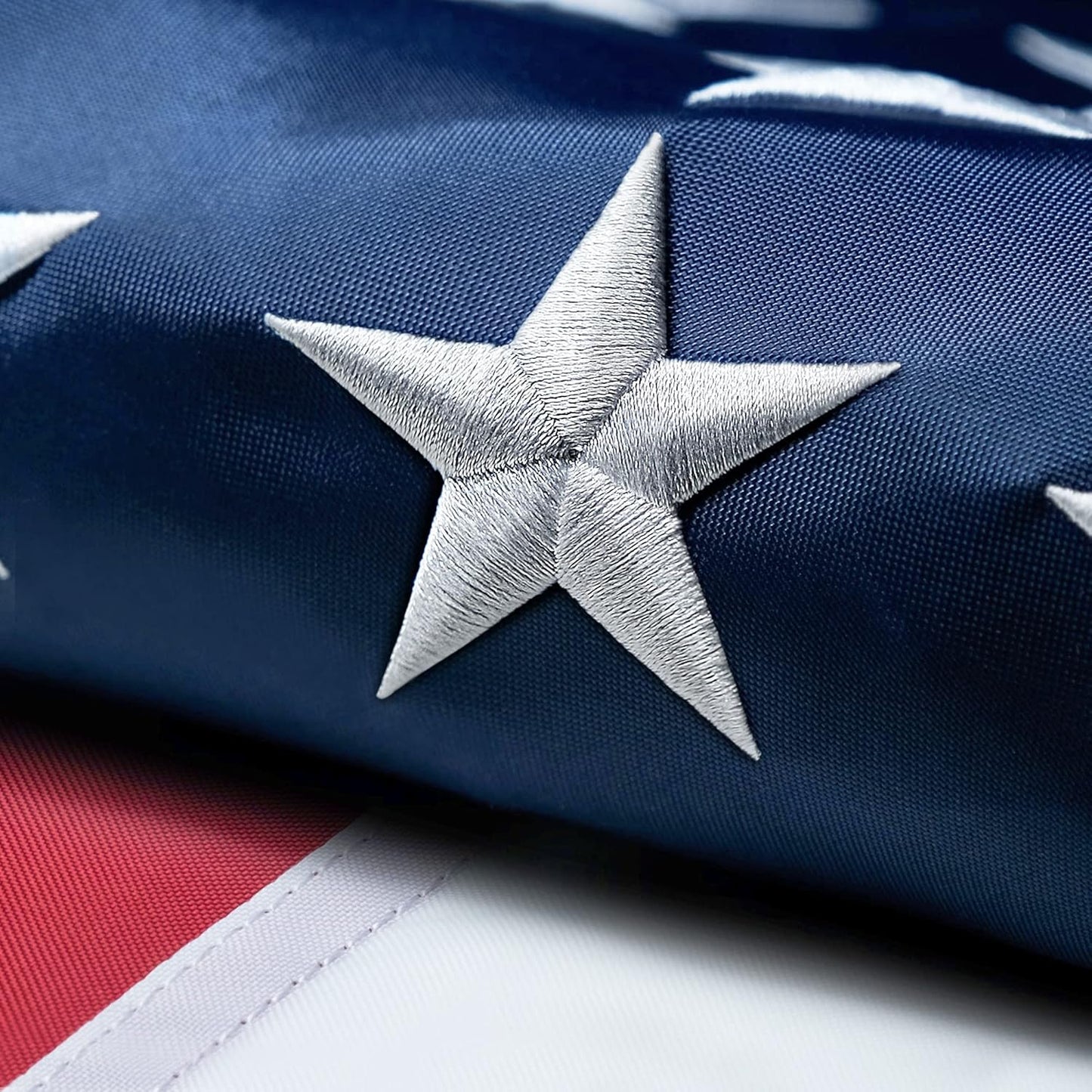 10x15 FT Heavy Duty American Flag for Outdoor Use - Durable Design