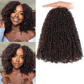Pre-looped Yanky Twist Crochet Hair 8 in 30 Strands - Easy Install