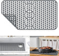 Sink Protectors for Kitchen Mat 29in x 15.35in Silicone Sink Mat