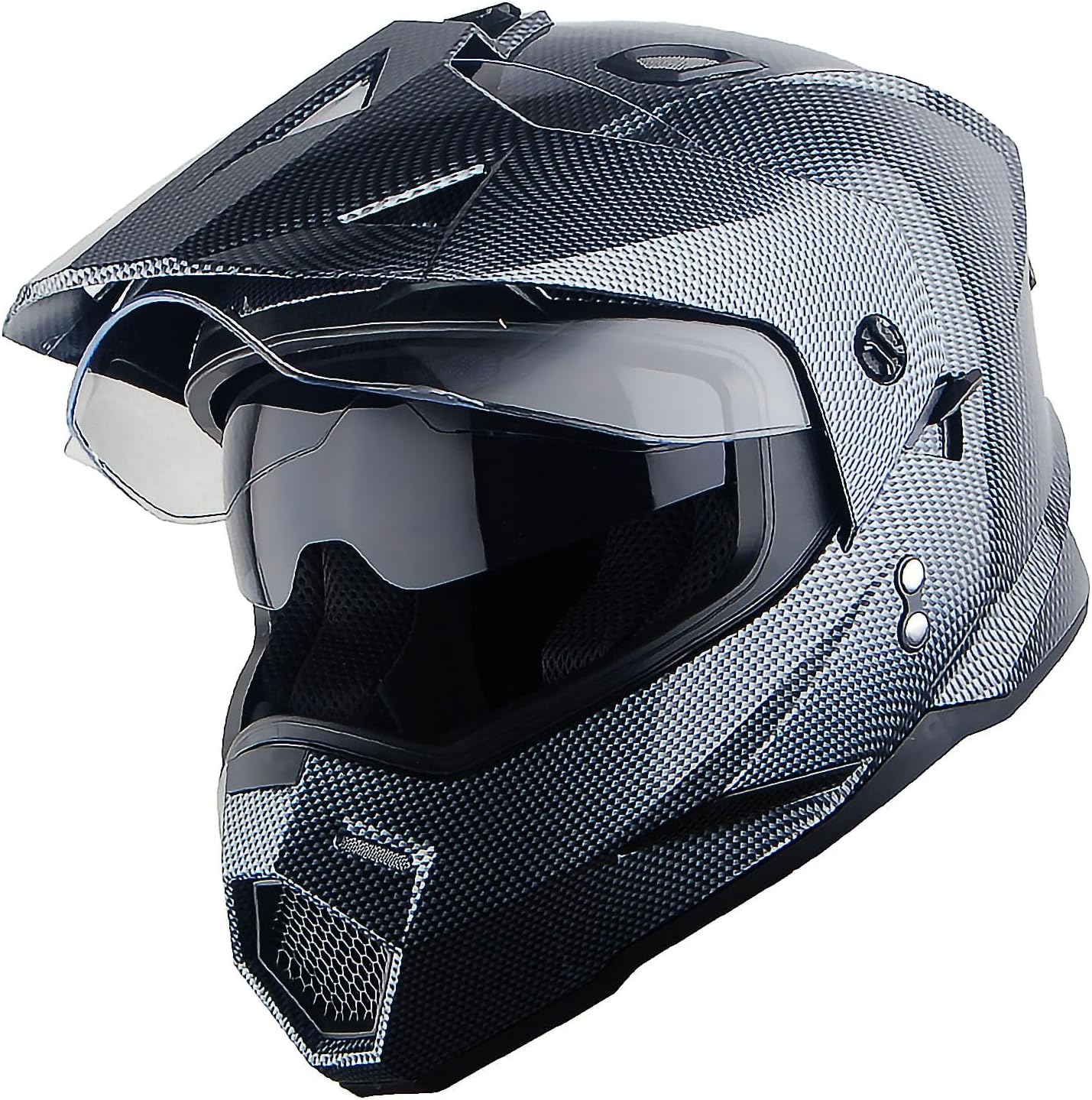 1Storm Dual Sport Motorcycle Helmet with Dual Visor Design