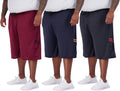 Men's Big & Tall 3-Pack Dry Fit Mesh Active Shorts (3X-5X)