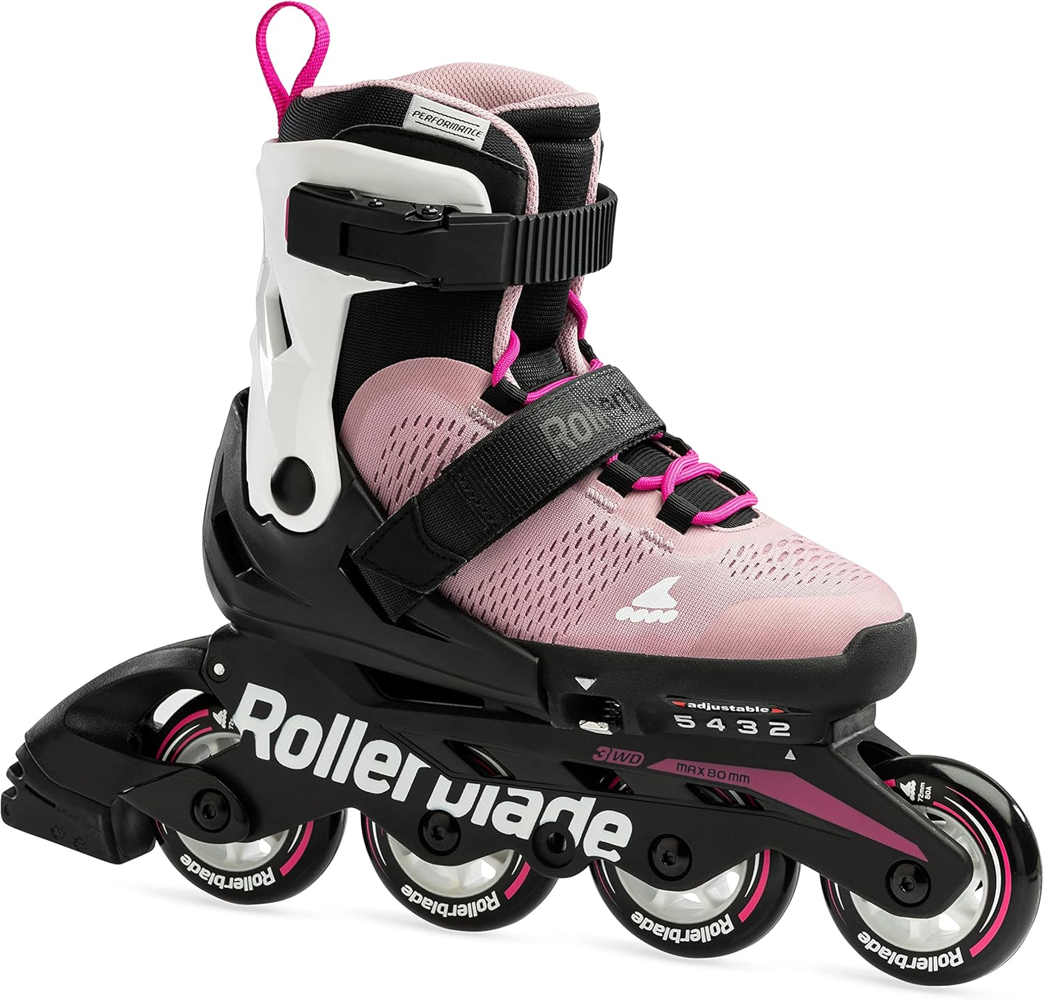 Rollerblade Microblade Kids Adjustable Inline Skate for Fun