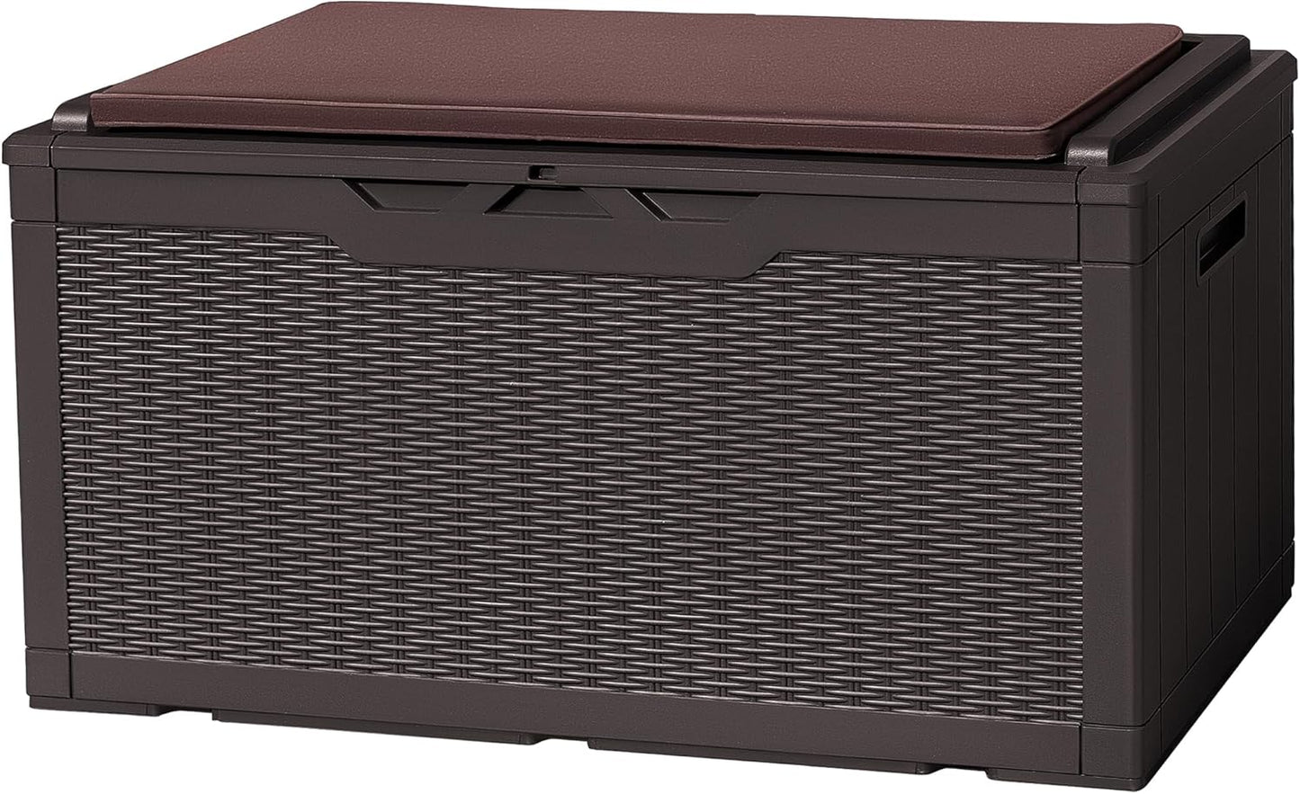 Flamaker Deck Box with Cushion 100 Gallon Waterproof Storage