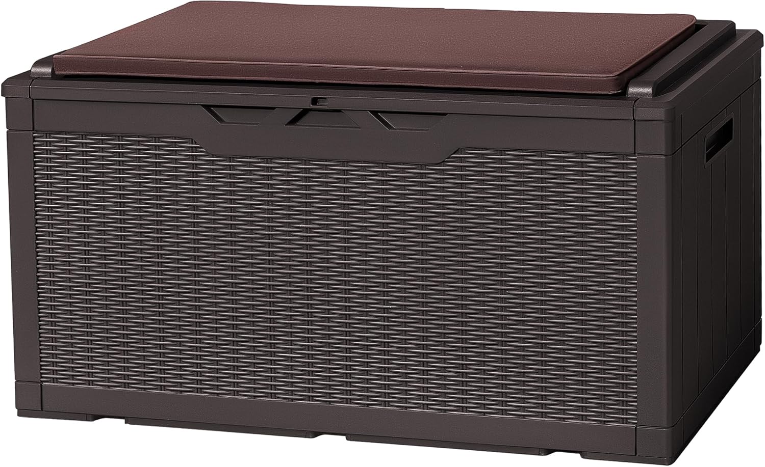 Flamaker Deck Box with Cushion 100 Gallon Waterproof Storage
