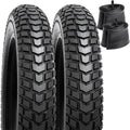 Heavy Duty E-Bike Tires 24x4.0 with Tubes for All-Terrain Use