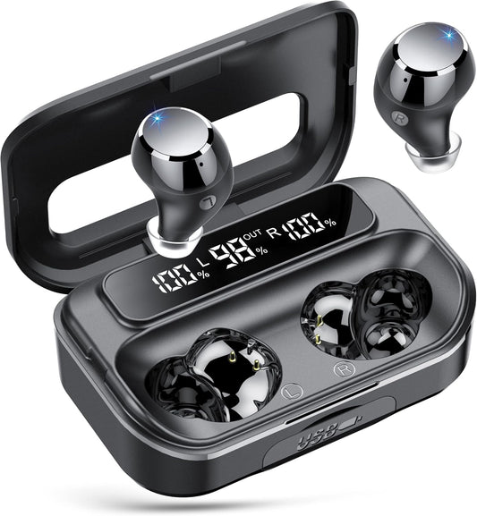 100H Playtime Bluetooth Earbuds - Deep Bass, IP7 Waterproof