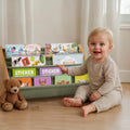 ZICOTO Decorative Kids Bookshelf - Modern Montessori Shelf for Nursery