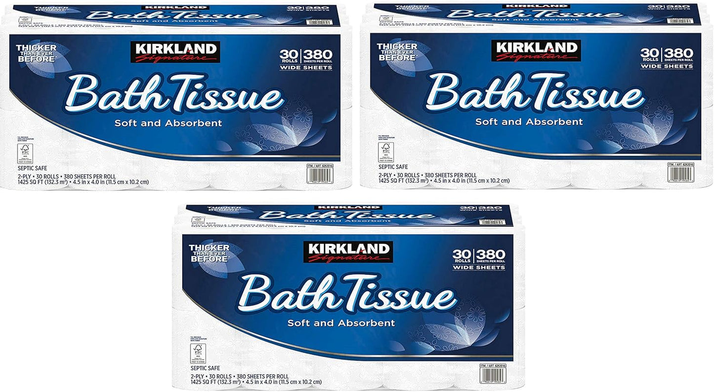 Kirkland Signature Bath Tissue 2-Ply 425 Sheets 3 Pack Review