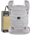 Knit Baby Carrier Grey for Newborns to Toddlers - Lightweight Wrap