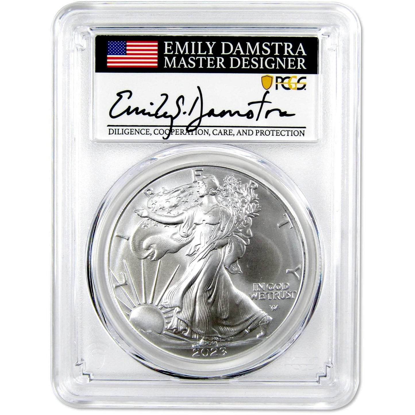 2023 American Silver Eagle MS 70 Coin First Day of Issue