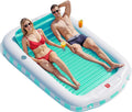 Inflatable Tanning Pool Float XL Sun Lounger - Spacious Comfort
