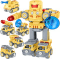 Robot Vehicles Toys for Ages 5-7 - 5-in-1 Take-Apart STEM Set