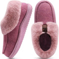 COFACE Women's Memory Foam Moccasin Slippers - Warm Arch Support adds