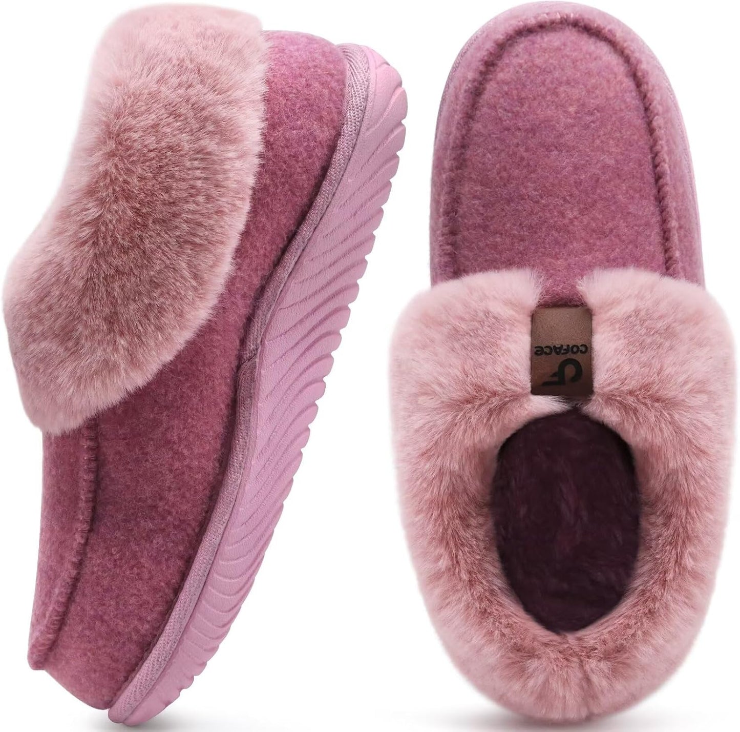 COFACE Women's Memory Foam House Slippers for Comfort and Style
