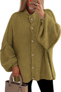 PRETTYGARDEN Women's Chunky Knit Button Down Cardigan - Cozy Oversized