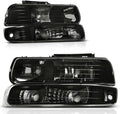 AUTOSAVER88 Headlights Assembly Compatible with 1999-2006 Chevy