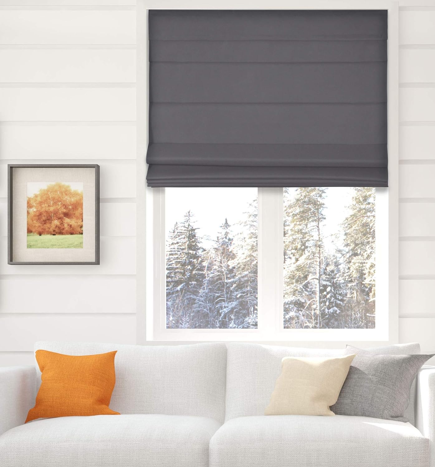 Arlo Blinds Thermal Room Darkening Fabric Roman Shades Review