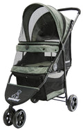 ROODO 3 Wheel Dog Pet Cat Stroller - Lightweight Foldable Jogger