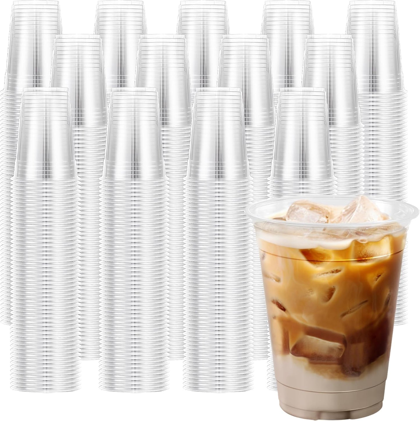12 oz Clear Plastic Cups for Parties, Weddings & Events