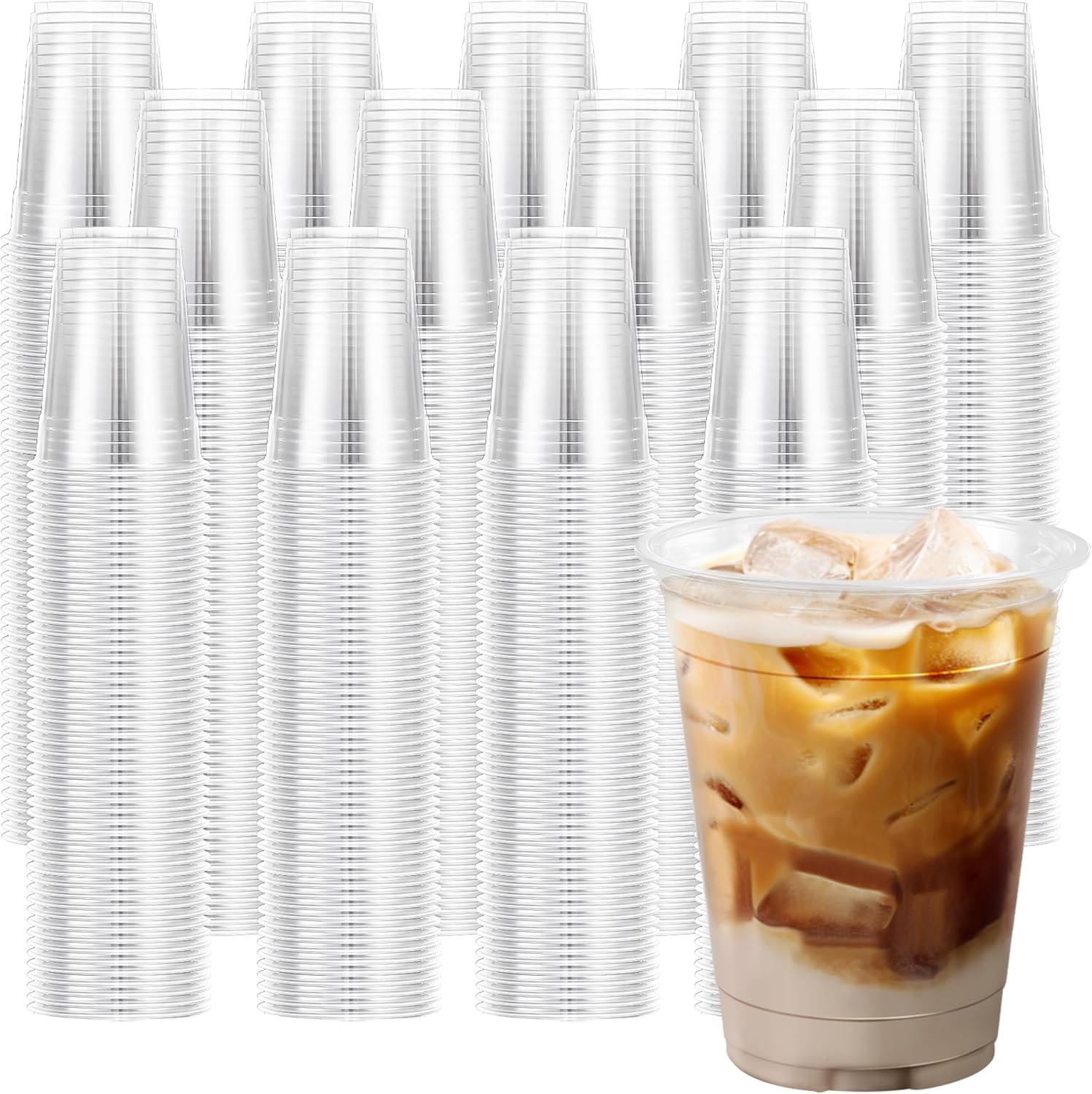 12 oz Clear Plastic Cups for Parties, Weddings & Events