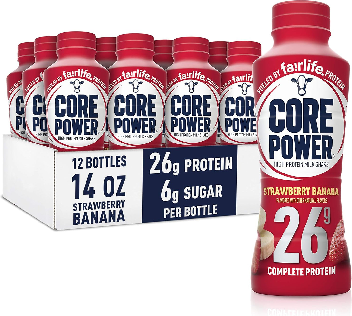 Core Power Protein Shake Strawberry Banana 14oz 12 Pack Review
