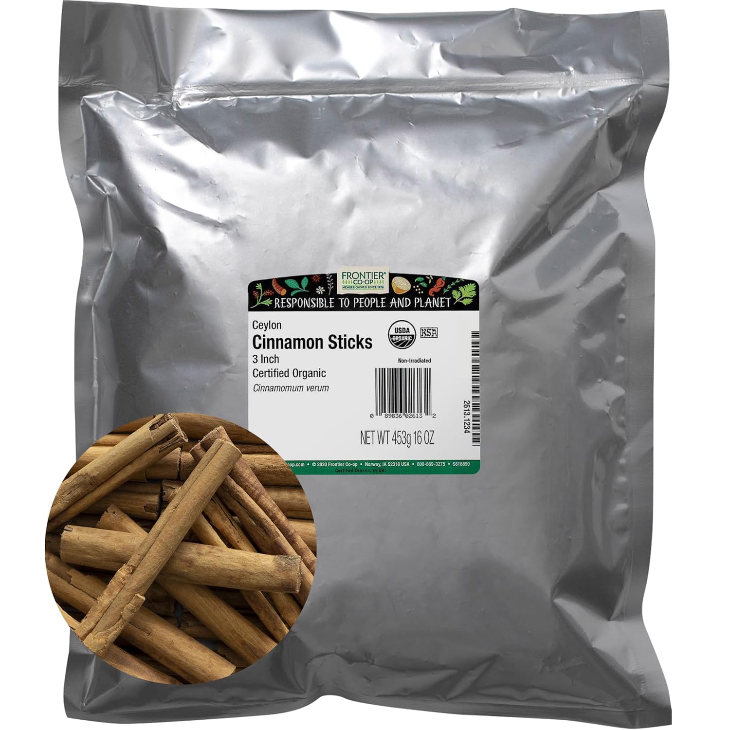 Organic Ceylon Cinnamon Sticks for Crafts, Drinks, and Recipes