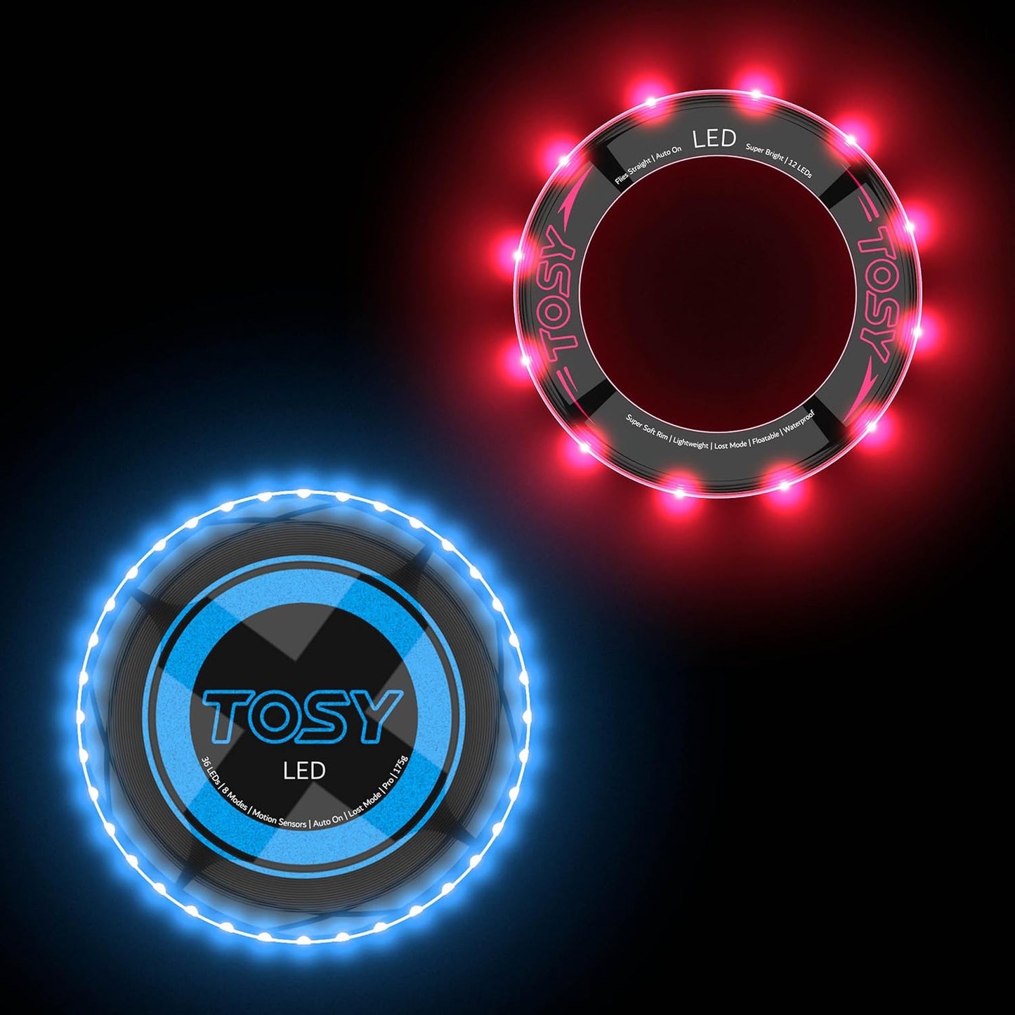 TOSY Frisbee & Flying Ring Set - Fun in Blue & Red
