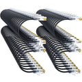 Cat6a Patch Cables 1ft Slim 96 Pack - Space-Saving 10G Network Cables
