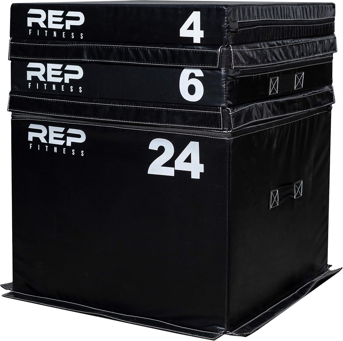 REP Fitness Stackable Soft Foam Plyo Boxes for Home Gym Training