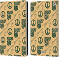 Peanuts Right On Pattern Leather Wallet Case for Fire HD 8/8 Plus 2020