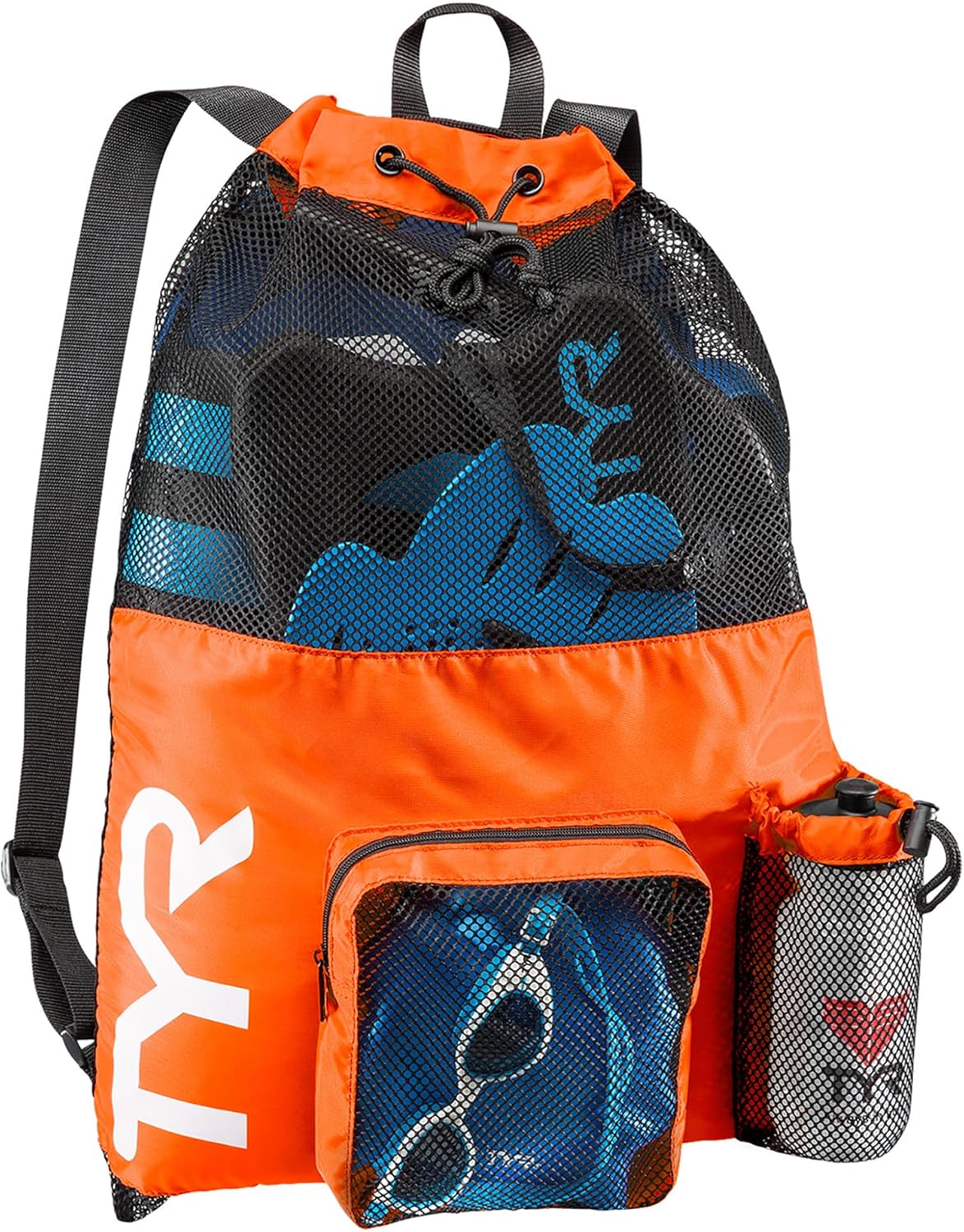 TYR Big Mesh Mummy Backpack for Swim Gear and Gym Essentials