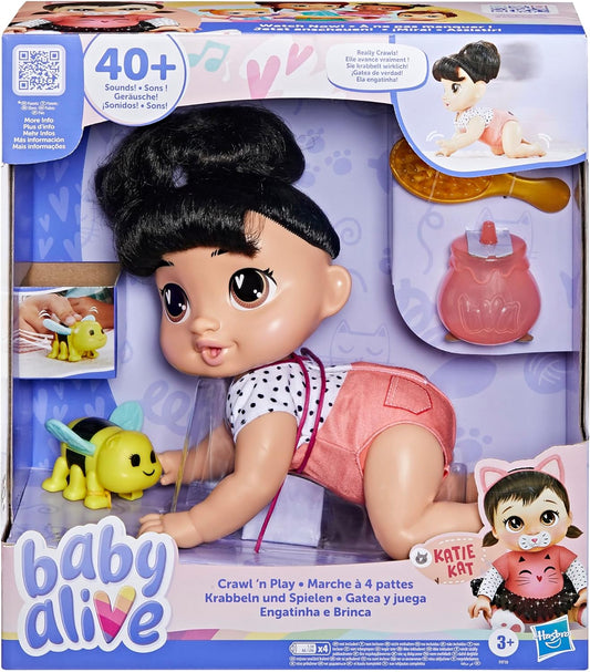 Interactive Crawling Baby Doll for Imaginative Play