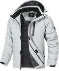 Men's Mountain Ski Jacket Warm Winter Snow Coat Waterproof Hooded
