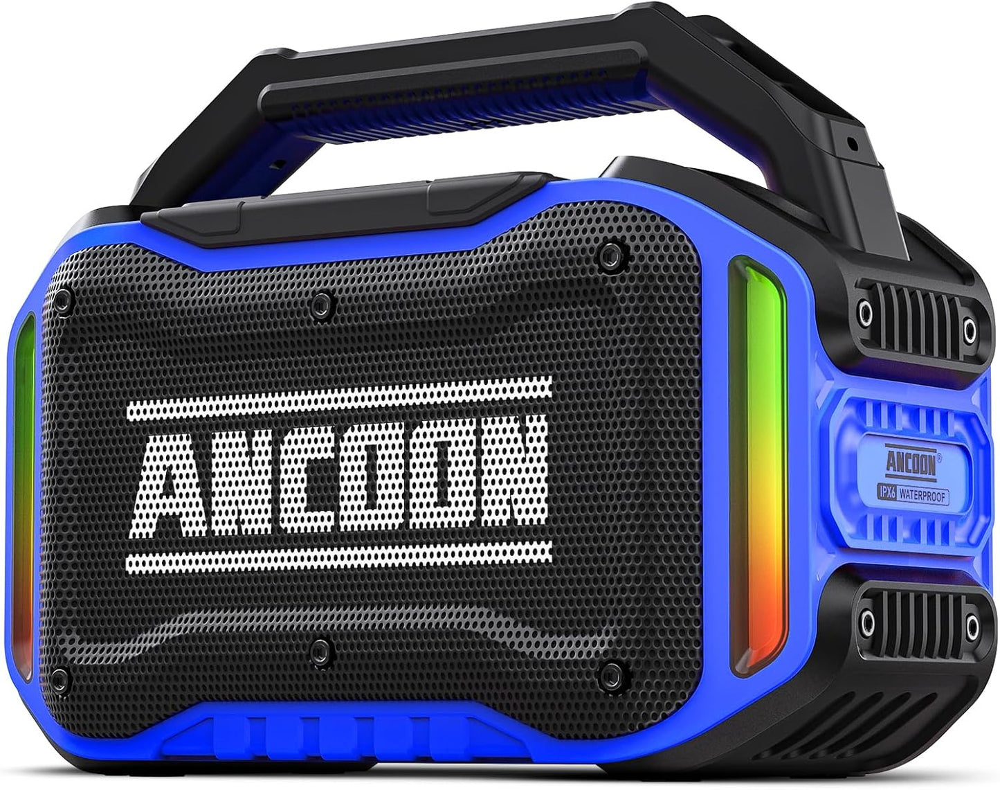 ANCOON 80W Bluetooth Speaker: Powerful Bass, 20H Playtime, Waterproof