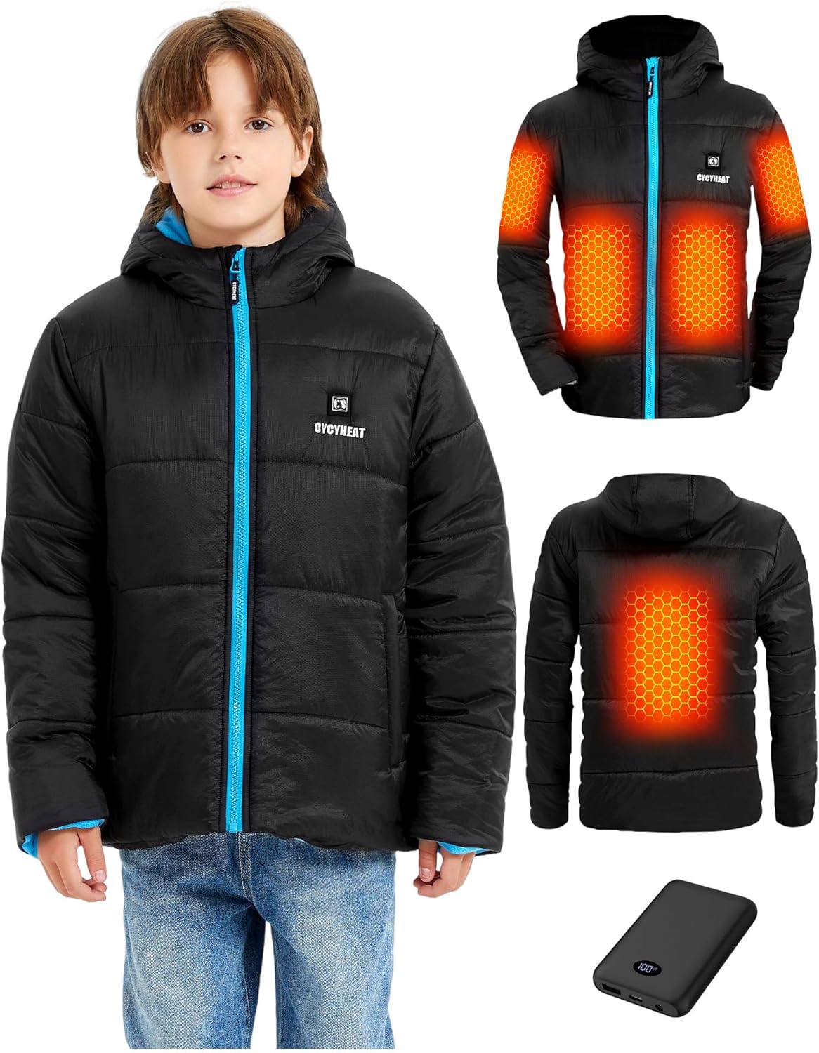 Kids Heated Jacket for Boys and Girls - Ultimate Winter Warmth