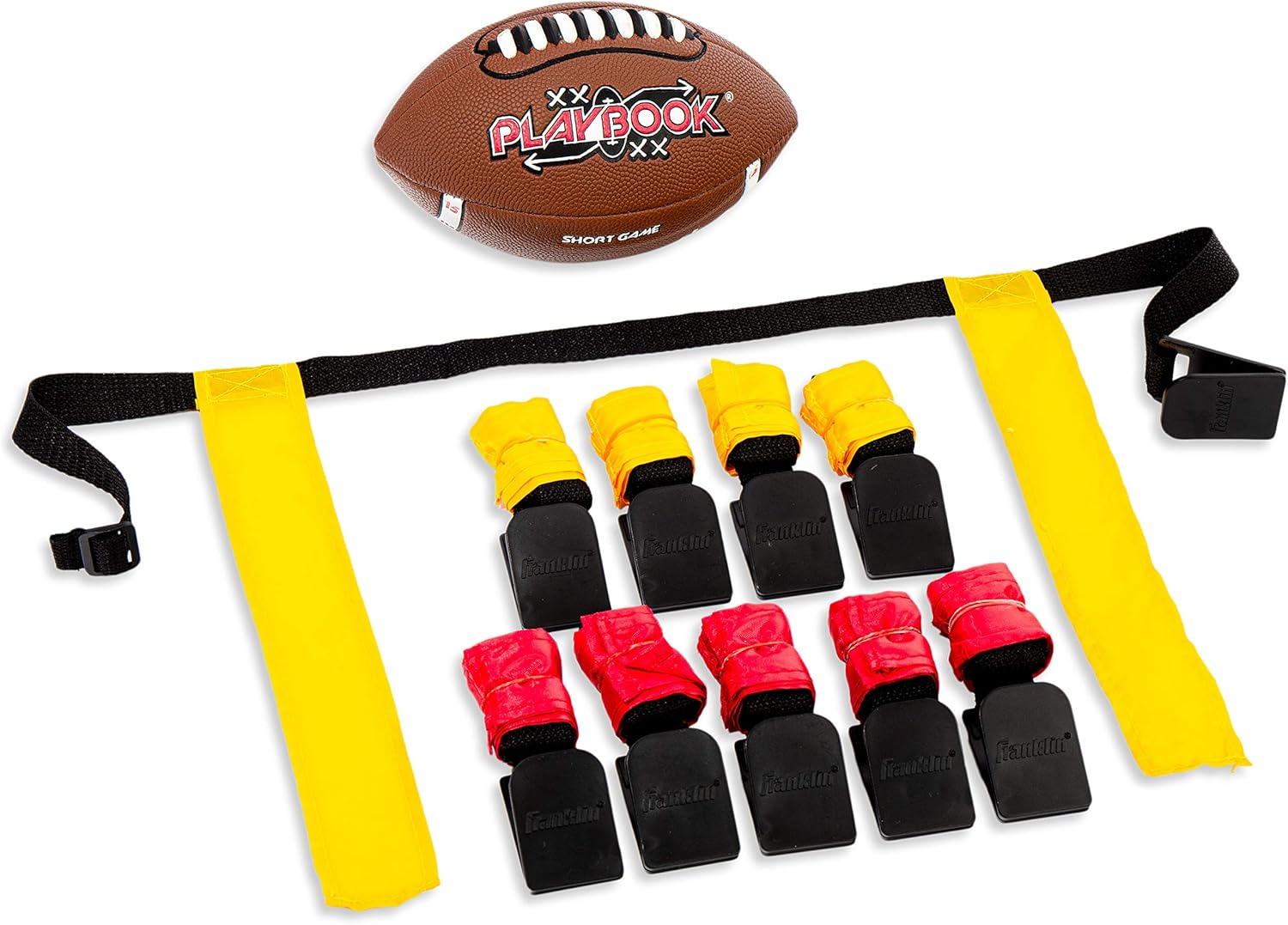 Franklin Sports Mini Playbook Flag Football Set for Fun Outdoors