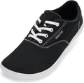 WHITIN Men's Wide Canvas Barefoot Sneakers - Minimalist Zero Drop toe