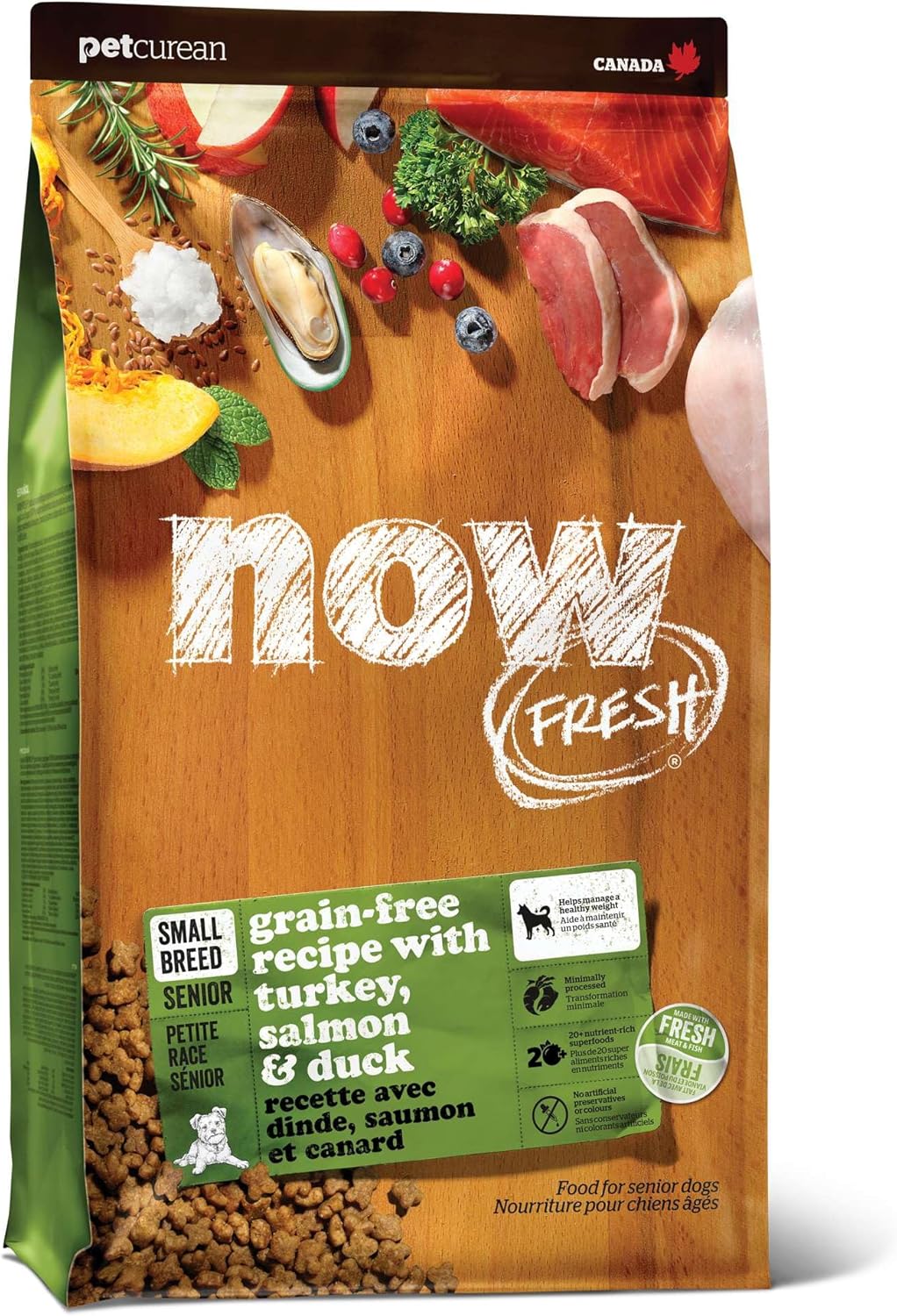 Now Fresh Grain-Free Small Breed Senior Dry Dog Food for Health