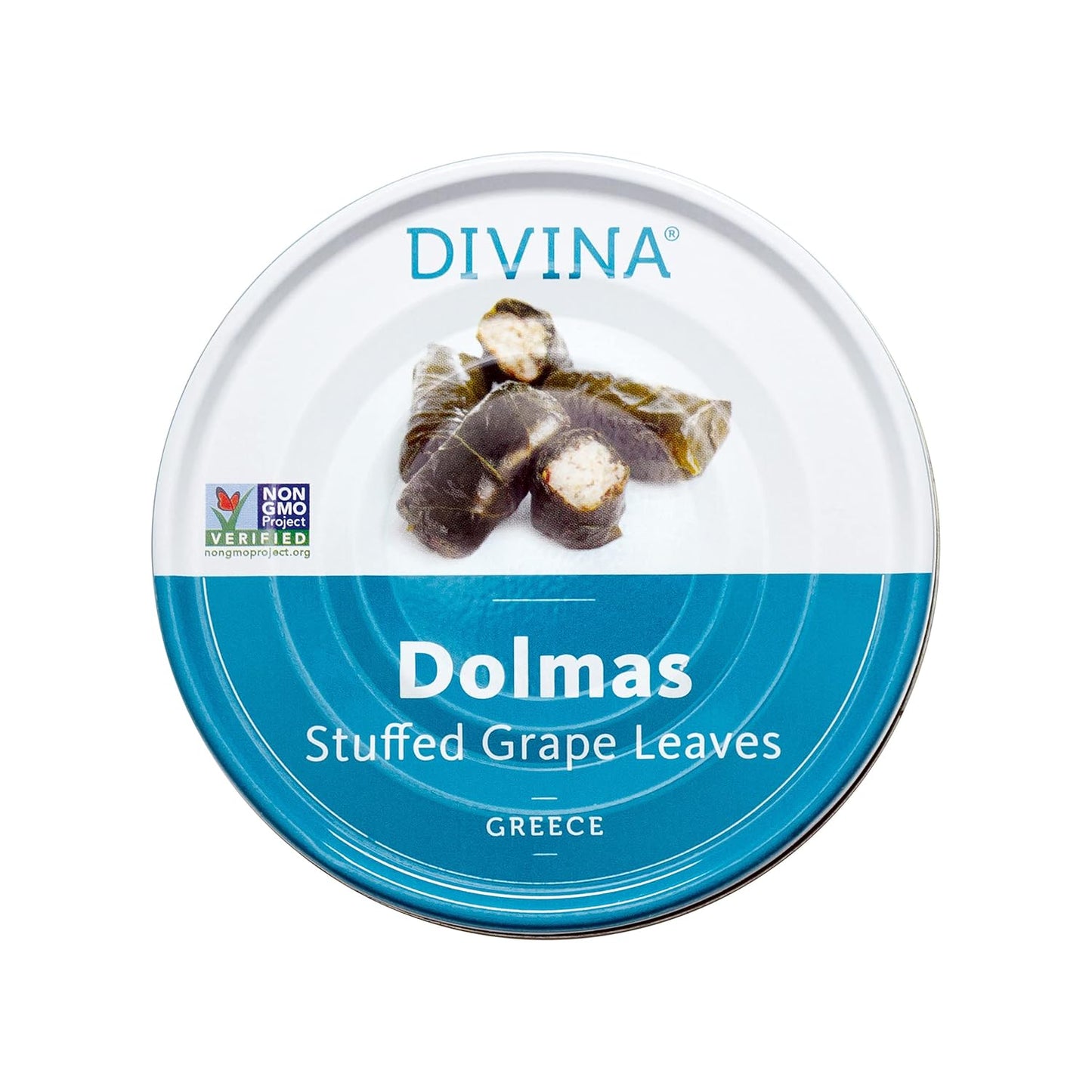 Divina Dolmas Stuffed Grape Leaves - Authentic Mediterranean Snack