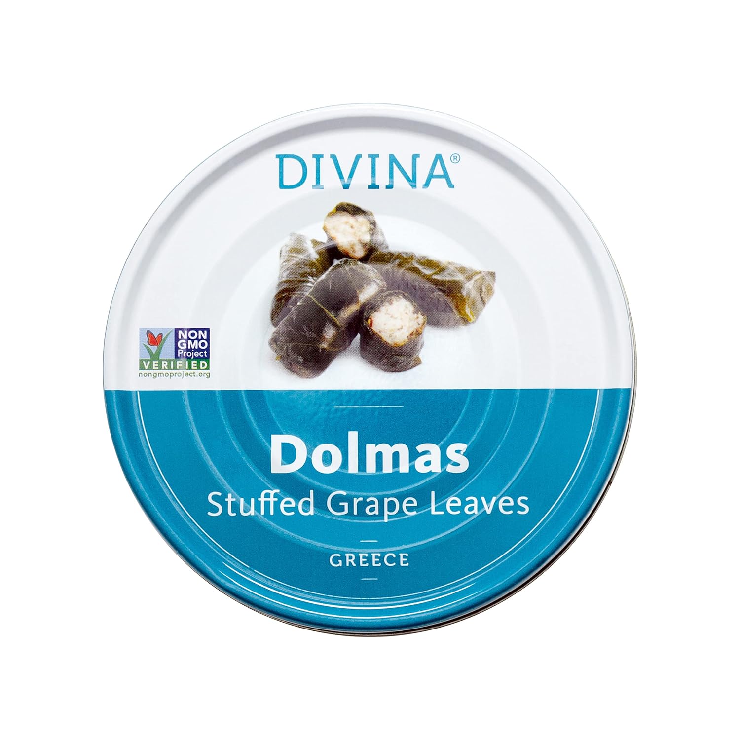 Divina Dolmas Stuffed Grape Leaves - Authentic Mediterranean Snack