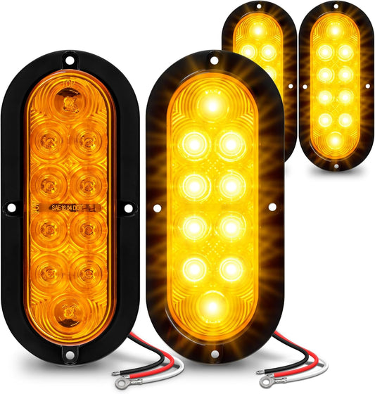 TRUE MODS 6 Inch Amber Oval LED Trailer Tail Light Kit Review