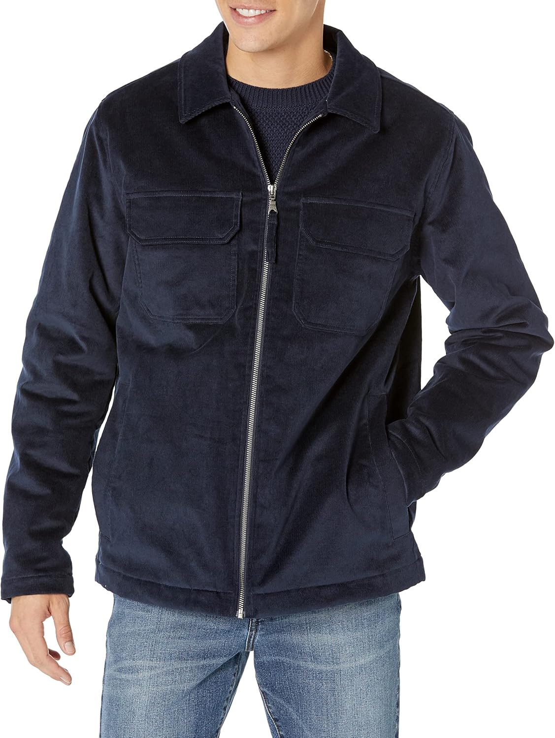 Men's Corduroy Work Jacket for Cold Weather Comfort and Style
