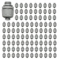 Conduit Connectors 1/2 in Liquid Tight PVC - 100-Pack durable fit