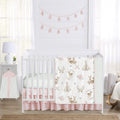 Sweet Jojo Designs 4-Piece Crib Bedding Set (Woodland Deer Floral)